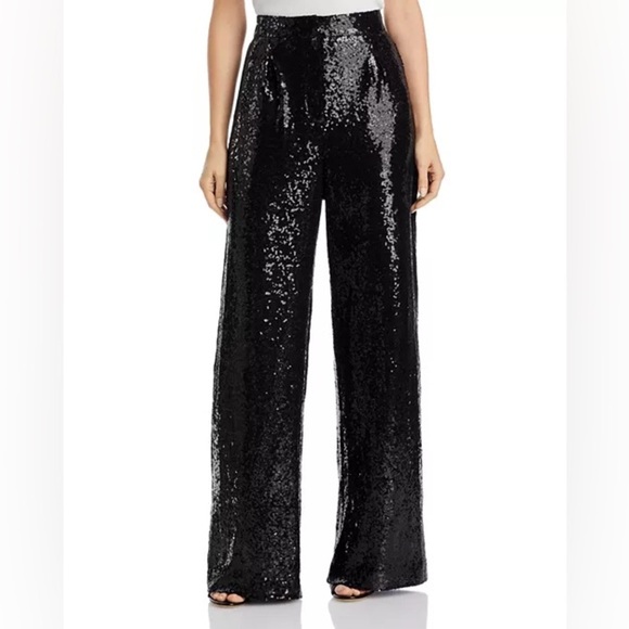 WAYF Encore Wide Leg Sequin Pants in size XS NWT - Picture 1 of 10